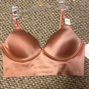 NWT long line wire free bra with support